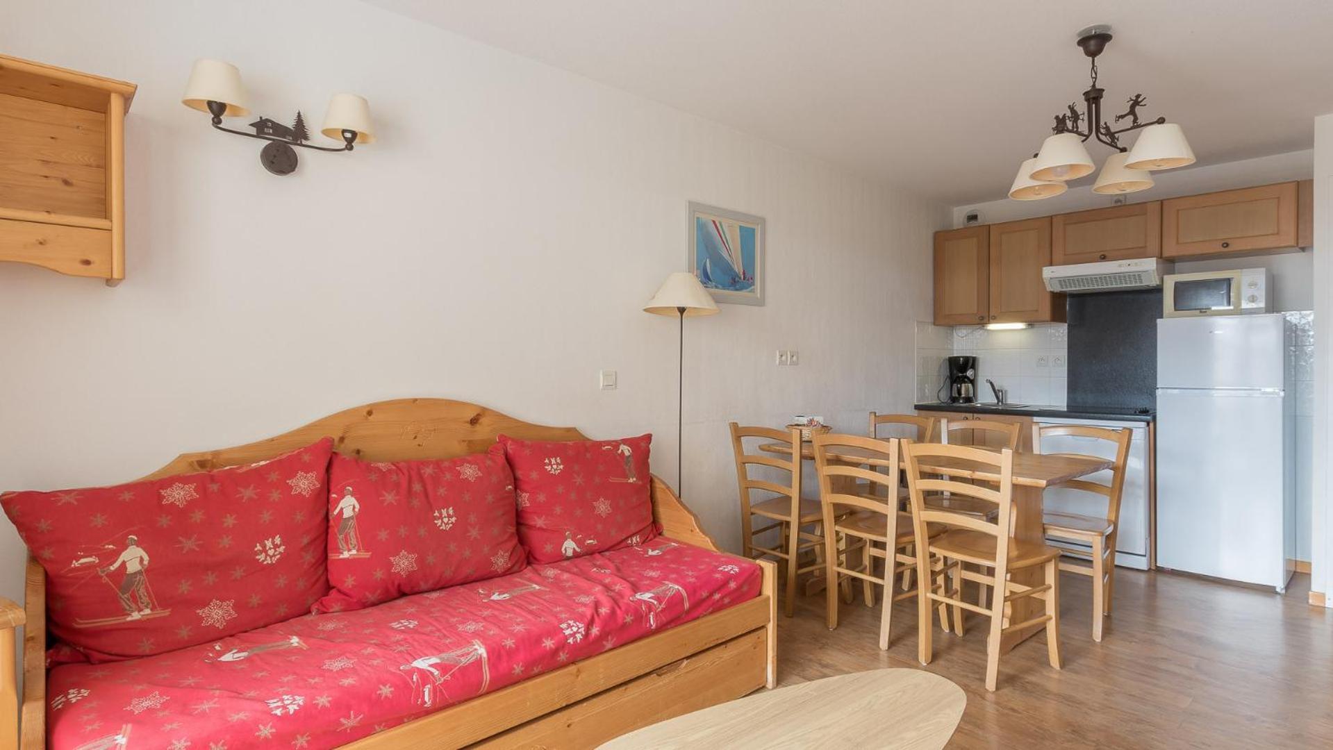 B203- Appartement 2 Pieces Cabine 6 Personnes Orcières Buitenkant foto