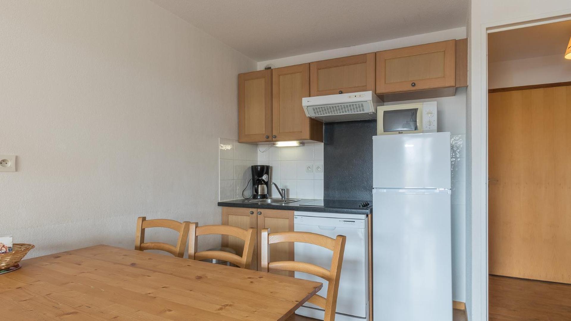 B203- Appartement 2 Pieces Cabine 6 Personnes Orcières Buitenkant foto